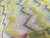 TNT Estampado Mewi Chevron Amarelo, Cinza e Branco Metro - Presente com Carinho