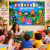 Painel TNT Educativo Folclore Brasileiro Infantil Escolar – 1 Unidade (95cm x 45cm) Decoração Sala de Aula