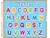 Painel Decorativo Mewi Alfabeto - 1,20 m x 1,40 m de larg Letras Escola