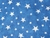 TNT Estampado Mewi Estrela Branca Fundo Azul Royal Metro na internet