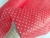 TNT Estampado Mewi Poá Fundo Vermelho Bolinhas Brancas Metro - comprar online
