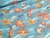 TNT Estampado Supper - Fundo do Mar Polvo Cute Golfinho Peixe Metro - Presente com Carinho