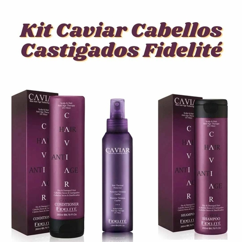 Kit Caviar Cabellos Secos y Castigados Fidelité
