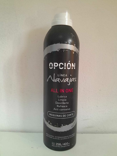 Lubricante Línea Navajas ALL IN ONE x 400ml