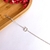 Pulseira inspiração riviera letra cravejada - loja online