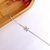 Pulseira inspiração riviera letra cravejada - comprar online