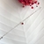 pulseira zirconia coração vermelho na internet