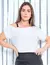 Cropped Charme Feminino em Tela Furadinha com Manga Curta Fitness