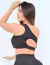 Cropped Fitness com recorte colorido ombro só (sem bojo) - comprar online