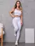 Look Fitmoda com Calça Cintura Alta e Cropped com Bojo Zero Transparência