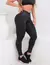Calça Legging Feminina Empina Bumbum Fitness em Cirrê Texturizado - Amorelli Moda