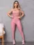 Look Fitmoda com Calça Cintura Alta e Cropped com Bojo Zero Transparência - comprar online