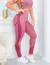 Trio Conjunto Feminino Fitness Valoriza Bumbum com Cropped Calça Cintura Alta e Short - comprar online