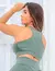 Trio Conjunto Feminino Fitness Valoriza Bumbum com Cropped Calça Cintura Alta e Short na internet