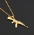 CORRENTE MASCULINA FOLHEADA 18k + PINGENTE - Pw Import's