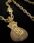 CORRENTE MASCULINA FOLHEADA 18k + PINGENTE