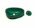 Cuba Oval verde Forest e saboneteira concha forest - comprar online