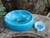 Cuba oval Laguna Turquesa e saboneteira Concha Laguna Turquesa - comprar online