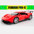 Ferrari P80C 1:32 SUPERCARRO Com Luz e Som - Miniatura 4 Cores Disponíveis - comprar online