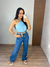 Cropped Flor- Azul BB - comprar online