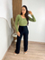 Blusa Manga longa botoes importado - Verde na internet