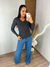 Blusa decote V importado - Cinza na internet