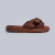 Modare Chinelo Slide com Laço Estampado - Café - loja online
