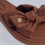 Modare Chinelo Slide com Laço Estampado - Café - Garcia Calçados