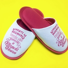 Pantufa chinelo personalizada COLORS ESCOLHA SEU TEMA VARIADOS - loja online
