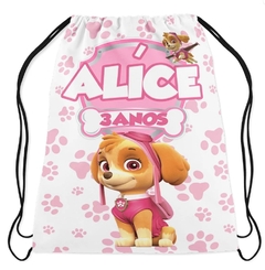Lembrancinha Personalizada Masha e Urso Mochila Personalizada Fundo do mar/Tam. 19x28cm (MÉDIO)