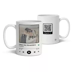 Caneca interativa Spotify com QR Code - personalizada - comprar online