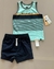 Conjunto quiksilver regata + bermuda
