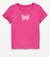Camiseta vermelha estampa borboleta OLD NAVY OK
