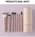 Kit de pincéis para maquiagem contendo 9PÇS.