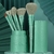 Kit de pincéis para maquiagem contendo 9PÇS.