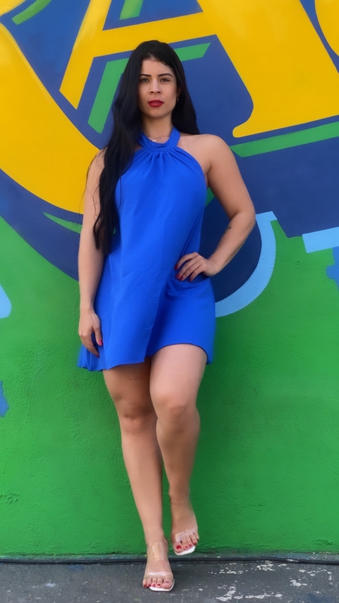 vestido azul
