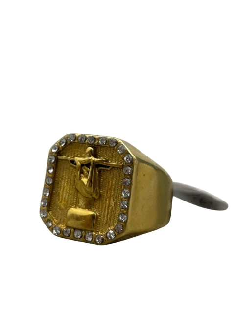 Dedeira Aço Inoxidavel Cristo Cravejado