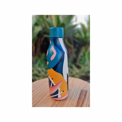 Garrafa De Água Esportiva De Aço Inoxidável 550ml na internet