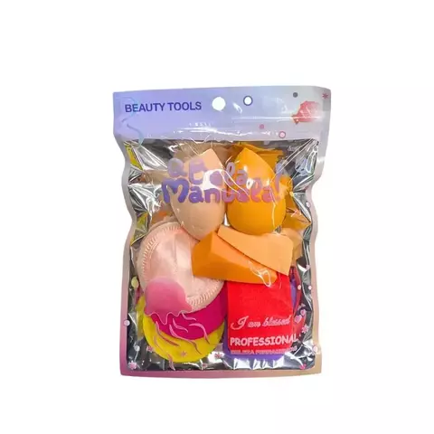 BELLA MANUELA KIT DE ESPONJAS 9PCS QBM504 BELLA MANUELA