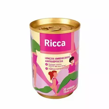 RICCA LENCOS UMEDECIDOS ANTISSEPTICOS RICCA 30 UN 3799 RICCA