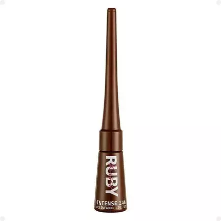 RK INTENSE 24H DELINEADOR LIQUIDO MARROM RBLL02BR RUBY KISS