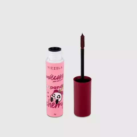 VIZZELA MASCARA P CILIOS NO PANDA CHERRY BORDO VZ104 VIZZELA