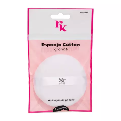 RK/ KISS ESPONJA COTTON GRANDE PUF03BR RUBY KISS
