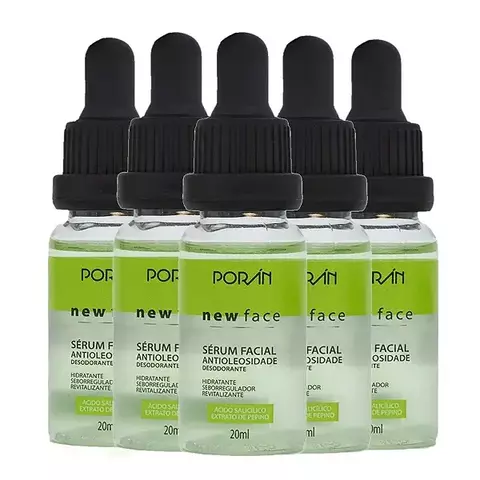 PORAN SERUM FACIAL ANTI OLEOSIDADE NEW FACE 20ML PR283 PORAN