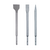 Juego De Cincel Sds Plus KWB 3 Piezas x 250mm 247190 - comprar online