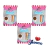 Kit 3 Pacotes Mini Bala Decorativa Para Tubetes Junco 400g