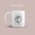 Caneca Cerâmica Branca - Padrinhos