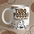 Caneca Meme - Tudo posso depois do café.