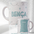 Caneca Cerâmica Branca - Padrinhos na internet