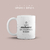 Caneca Cerâmica Branca - Padrinhos